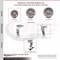 Service Caster 4 Inch Red Poly on Cast Iron Caster Set with Ball Bearings 2 Brakes 2 Rigid SCC-20S420-PUB-RS-TLB-2-R-2 - alternate 5
